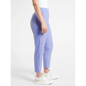 Athleta Size 2 Brooklyn Ankle Pant Periwinkle Purple Athleisure Pull On Travel